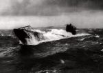 U-Boat, Type IX Surfacing...Sea & Sky conditions of 23 Mar 1951